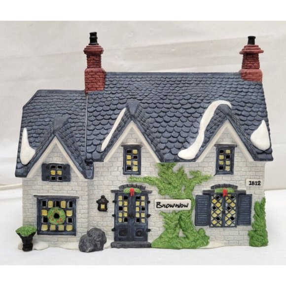 VTG Dept 56 Dickens' Village Series Oliver Twist BROWNLOW HOUSE #55530 Retired - Picture 3 of 13